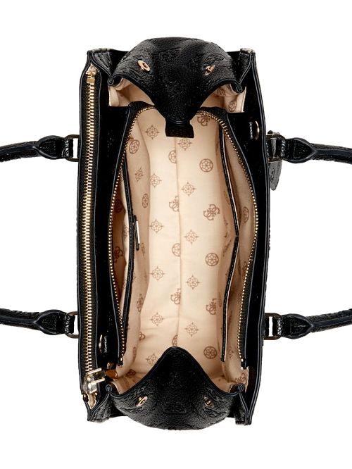 Guess Cresidia Society Satchel Zwart | GUESS-SN29319