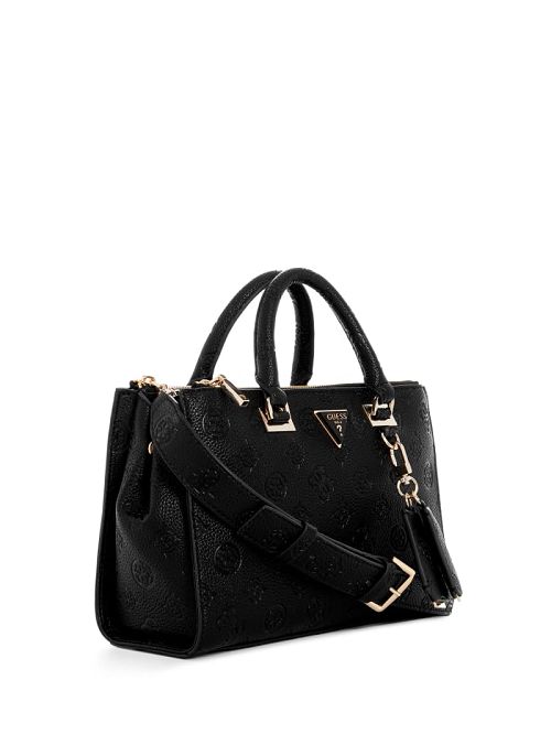 Guess Cresidia Status Satchel Zwart | GUESS-SN29320