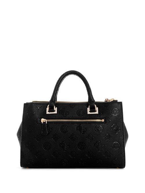 Guess Cresidia Status Satchel Zwart | GUESS-SN29320