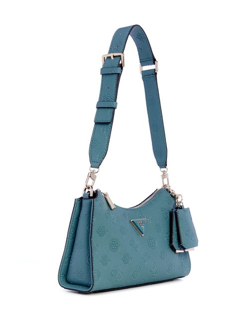 Guess Cresidia Top-Zip Shoulder Bag Blauw | GUESS-SN29158
