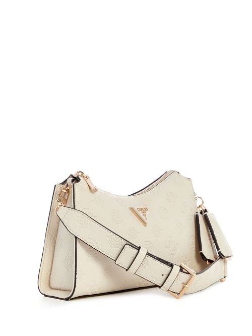 Guess Cresidia Top-Zip Shoulder Bag Wit | GUESS-SN29172