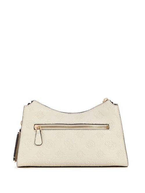 Guess Cresidia Top-Zip Shoulder Bag Wit | GUESS-SN29172