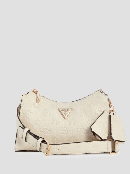 Guess Cresidia Top-Zip Shoulder Bag Wit | GUESS-SN29172