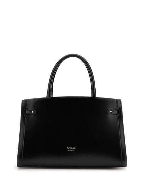 Guess Cristina Medium Satchel Zwart | GUESS-SN29296
