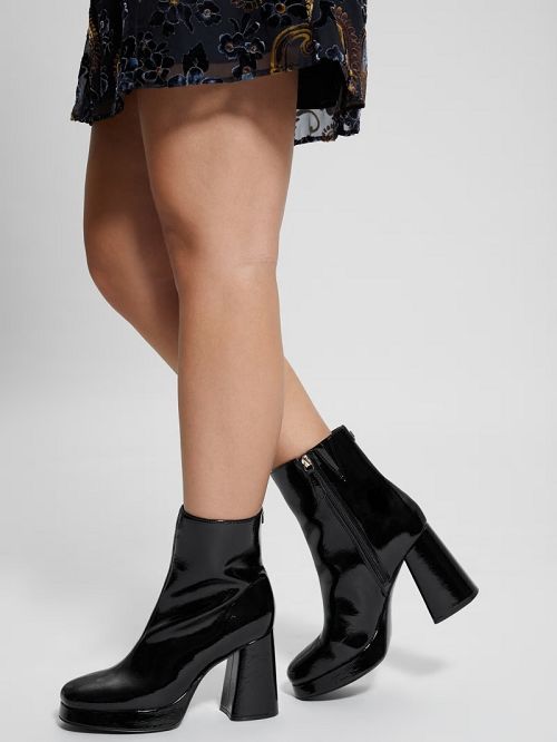 Guess Danca Platform Booties Zwart | GUESS-SN29918