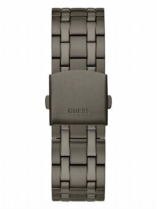 Guess Dark Silver-Tone Multifunction Watch Zwart | GUESS-SN31612