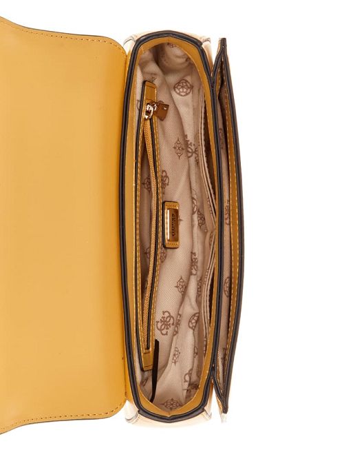 Guess Daryna Convertible Crossbody Geel | GUESS-SN29185