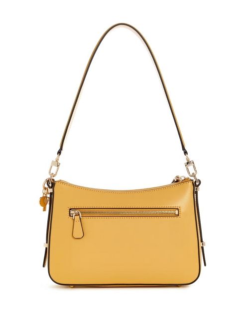 Guess Daryna Top-Zip Shoulder Bag Geel | GUESS-SN29186