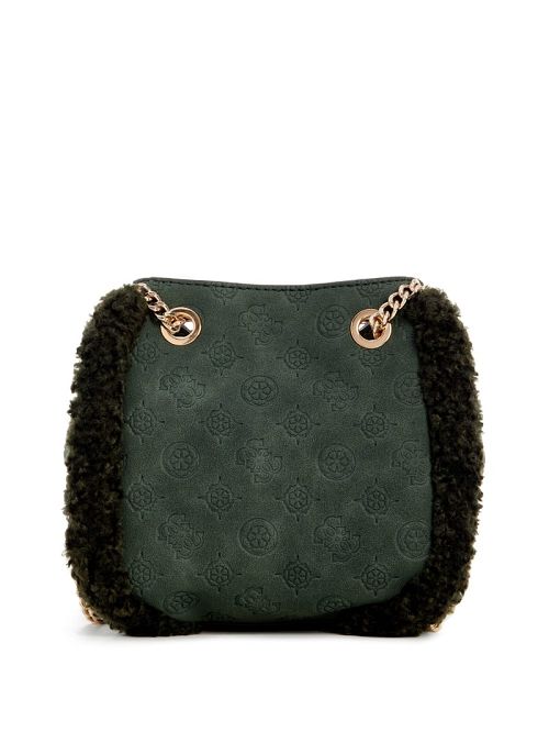 Guess Davika Convertible Crossbody Groen | GUESS-SN29192