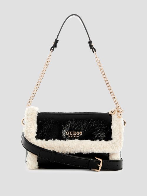 Guess Davika Shoulder Bag Zwart | GUESS-SN29054