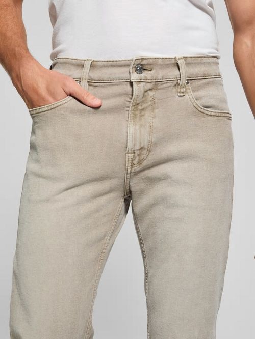 Guess Davis Straight Jeans Beige | GUESS-SN30443