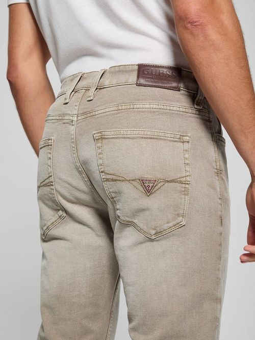 Guess Davis Straight Jeans Beige | GUESS-SN30443