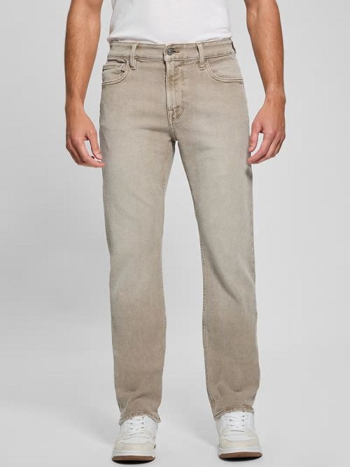 Guess Davis Straight Jeans Beige | GUESS-SN30443