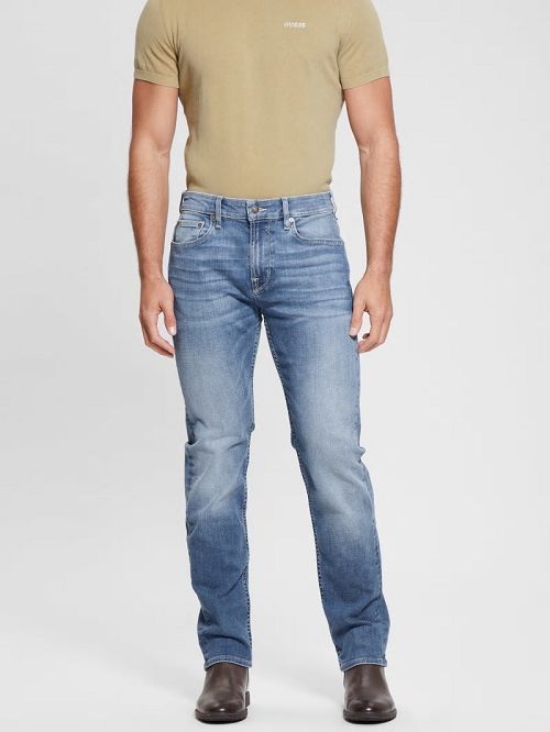 Guess Davis Straight Jeans Blauw | GUESS-SN30394