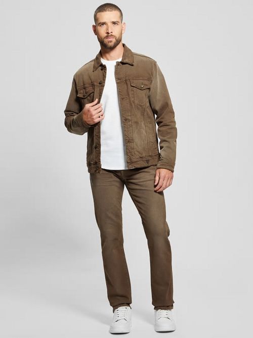 Guess Dean Denim Jacket Bruin | GUESS-SN30883