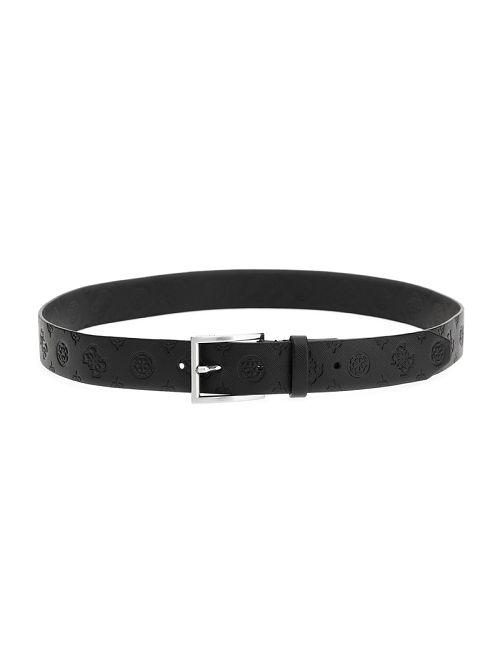 Guess Debossed Peony Belt Zwart | GUESS-SN31843