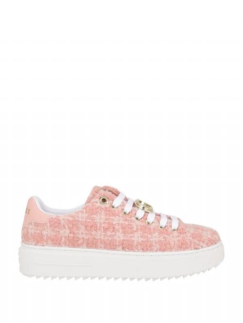 Guess Denesa Low-Top Tweed Sneakers Roze | GUESS-SN29540