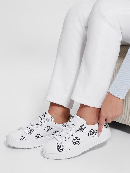 Guess Denesa Peony Low-Top Sneakers Wit | GUESS-SN29500