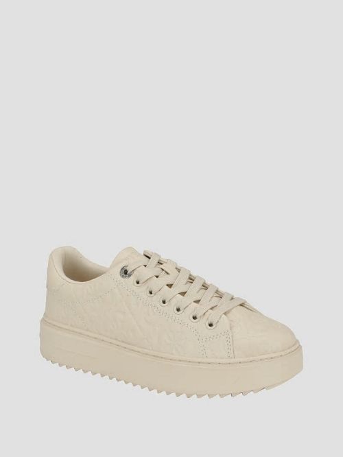 Guess Denesa Peony Low-Top Sneakers Wit | GUESS-SN29548