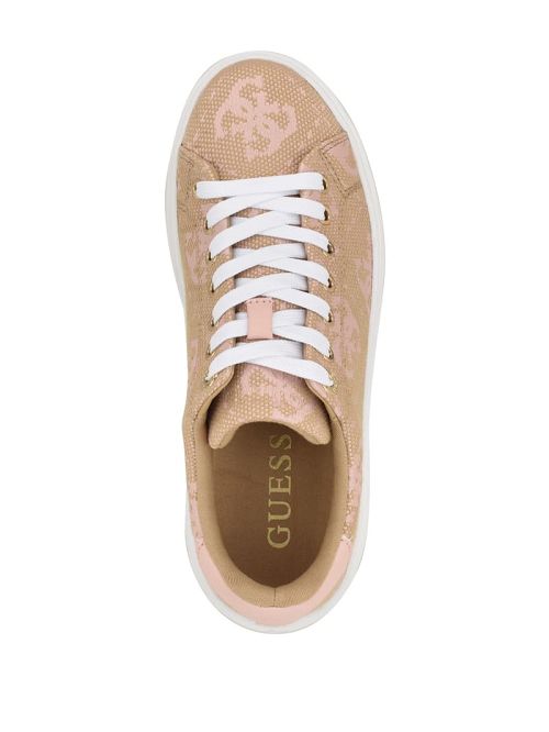 Guess Denesa Signature Sneakers Beige | GUESS-SN29547