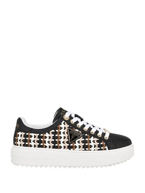 Guess Detwist Low-Top Sneakers Zwart | GUESS-SN29503