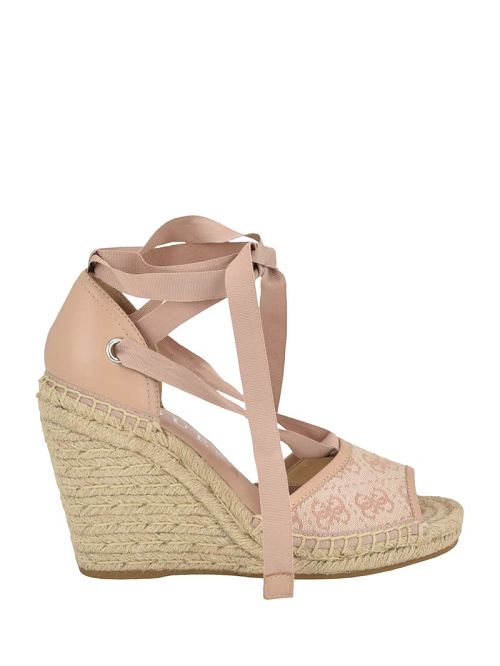 Guess Diandra Espadrille Wedges Beige | GUESS-SN29747