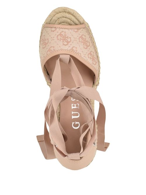 Guess Diandra Espadrille Wedges Beige | GUESS-SN29747