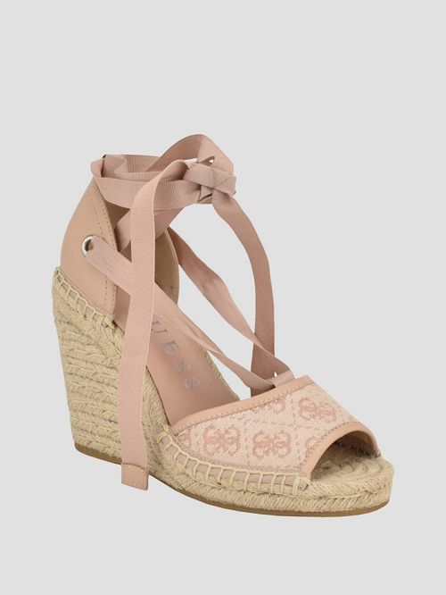 Guess Diandra Espadrille Wedges Beige | GUESS-SN29747