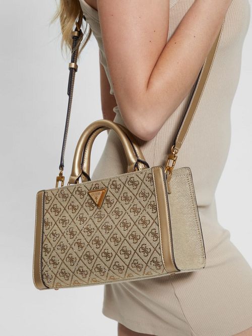 Guess Dili Small Satchel Bruin | GUESS-SN28698