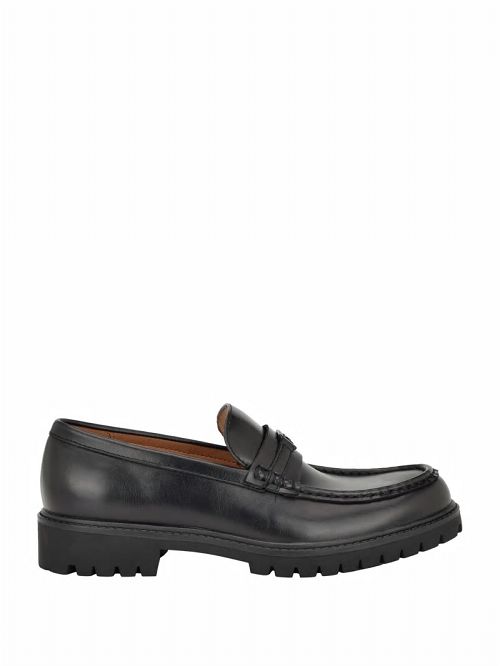 Guess Diolin Lug Sole Loafers Zwart | GUESS-SN31903