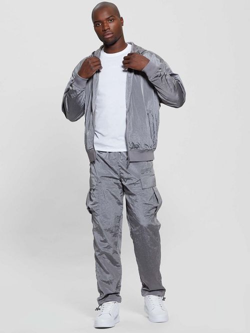 Guess Dionigi Zip-Up Jacket Grijs | GUESS-SN31586
