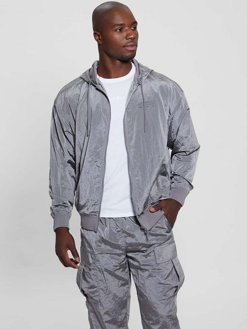 Guess Dionigi Zip-Up Jacket Grijs | GUESS-SN31586