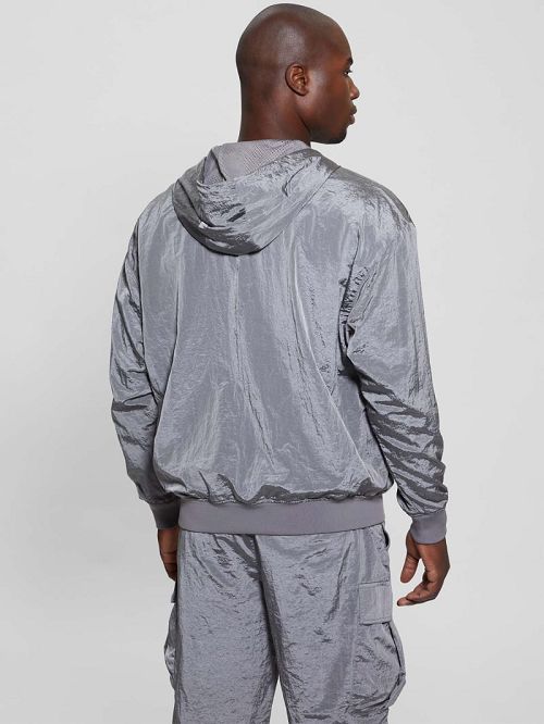 Guess Dionigi Zip-Up Jacket Grijs | GUESS-SN31586