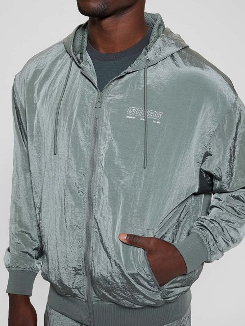 Guess Dionigi Zip-Up Jacket Groen | GUESS-SN31590