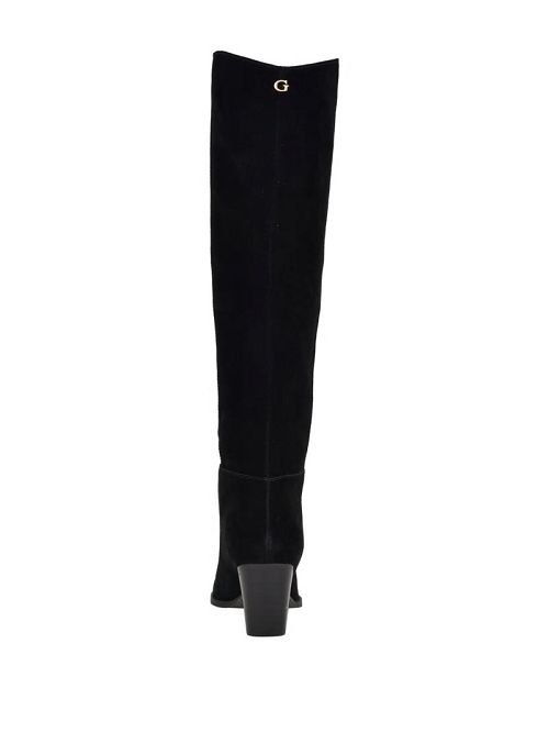 Guess Dolita Suede Knee-High Boots Zwart | GUESS-SN29921