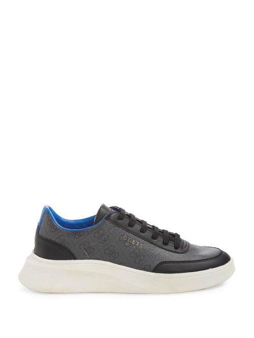 Guess Dolo Logo Low-Top Sneakers Zwart | GUESS-SN31874