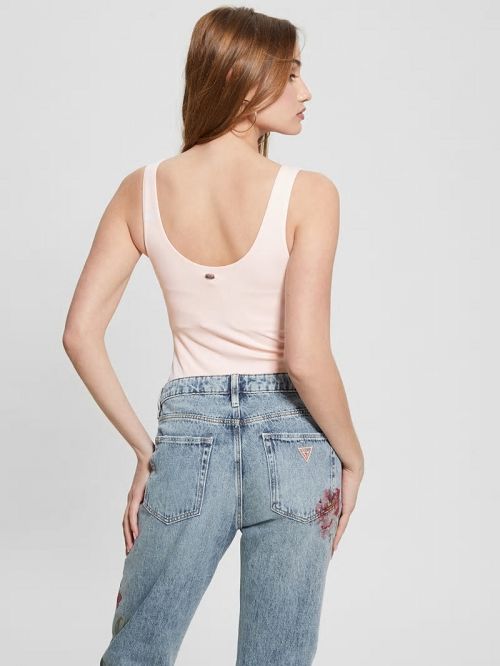 Guess Double Scoop Samera Bodysuit Roze | GUESS-SN27147