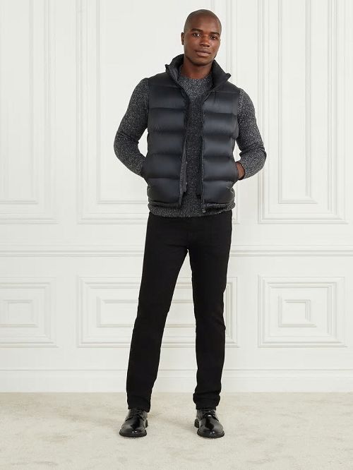 Guess Down Puffer Vest Blauw | GUESS-SN30793