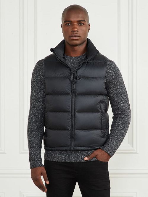 Guess Down Puffer Vest Blauw | GUESS-SN30793