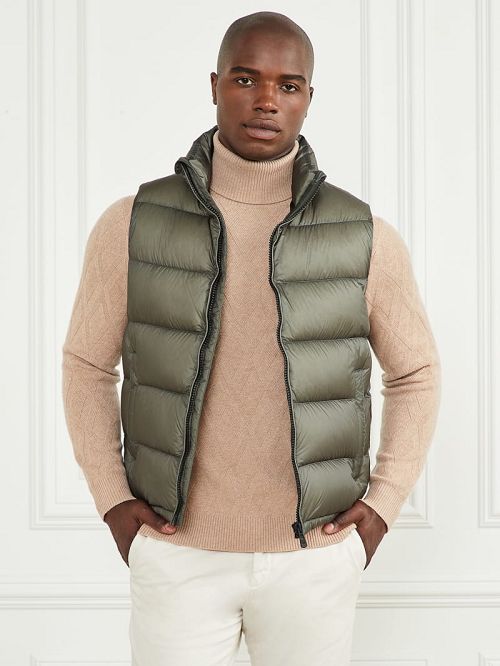 Guess Down Puffer Vest Groen | GUESS-SN30765