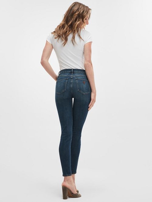 Guess Eco 1981 Skinny Jeans Blauw | GUESS-SN26620