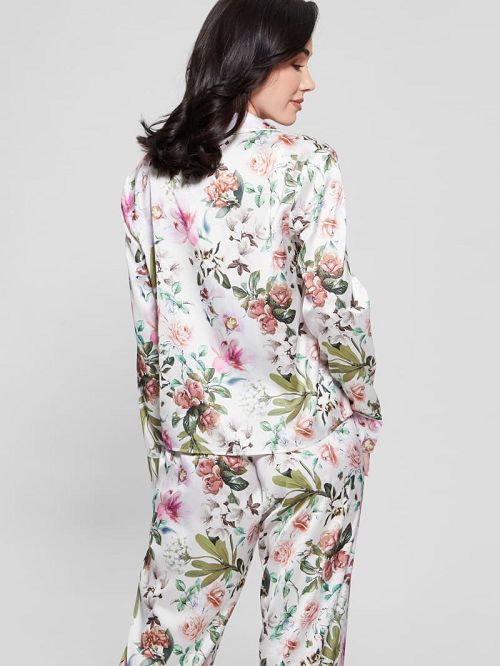 Guess Eco Alessandra Pajama Set Wit | GUESS-SN28645