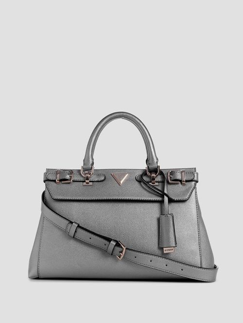 Guess Eco Ali Luxury Satchel Metal | GUESS-SN29199