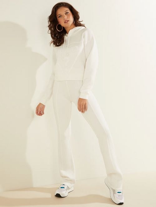 Guess Eco Allie Wide-Leg Pants Wit | GUESS-SN28431