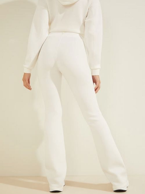 Guess Eco Allie Wide-Leg Pants Wit | GUESS-SN28431