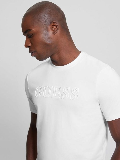 Guess Eco Alphy Tee Wit | GUESS-SN31560
