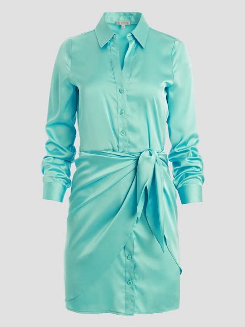 Guess Eco Alya Dress Blauw | GUESS-SN26778
