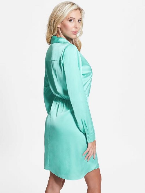 Guess Eco Alya Dress Blauw | GUESS-SN26778
