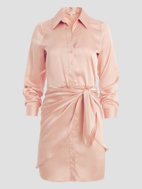 Guess Eco Alya Dress Roze | GUESS-SN26765