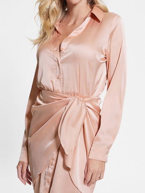 Guess Eco Alya Dress Roze | GUESS-SN26765